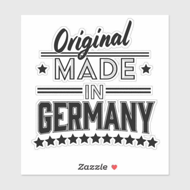 Original made in Germany (Sheet)