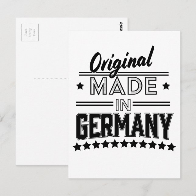 Original made in Germany Postcard (Front/Back)