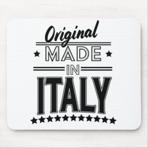Original made in Italy logo Mouse Pad
