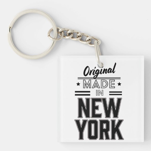 original made in New York logo Key Ring (Front)