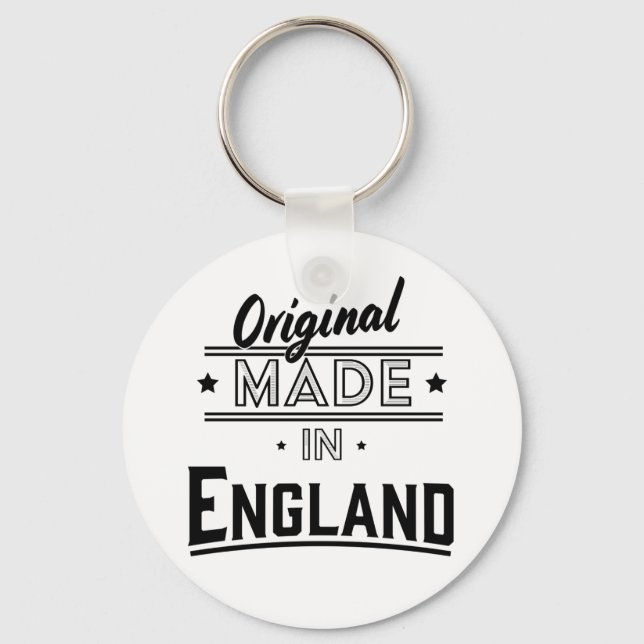 Original Made in Scotland retro logo Key Ring (Front)
