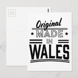 Original made in Wales Postcard