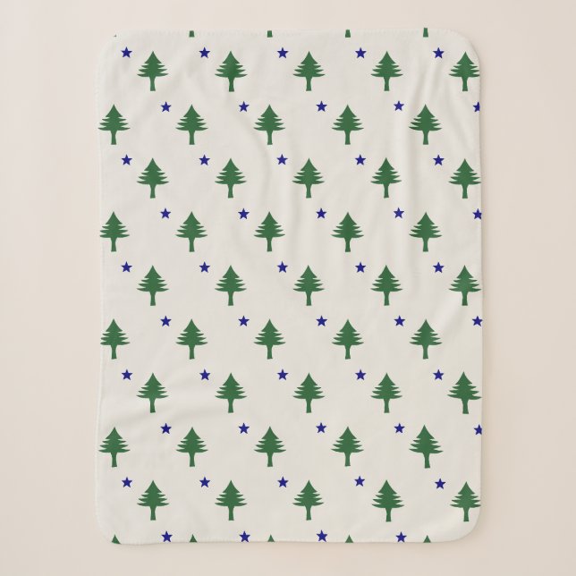 Original Maine Flag Blanket (Front)