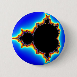 Original Mandelbrot Set 03 - Fractal 6 Cm Round Badge