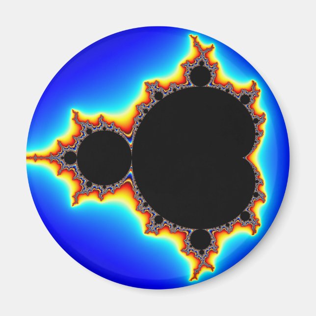 Original Mandelbrot Set 03 - Fractal Magnet (Front)