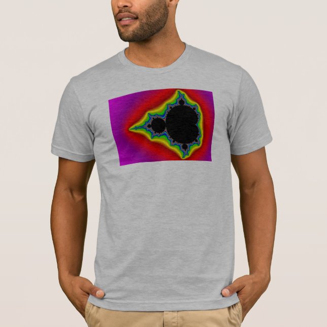 Original Mandelbrot Set 04 - Fractal T-Shirt (Front)