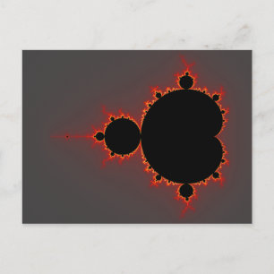 Original Mandelbrot Set - Fractal Postcard