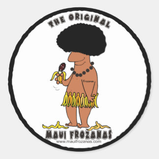 Original Maui Frozanas Round Sticker