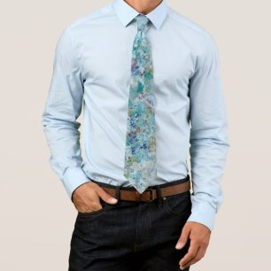 Original Modern One Of A Kind Abstract Art Design Tie