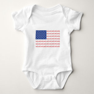 original-Motorcycle-Flag- Baby Bodysuit