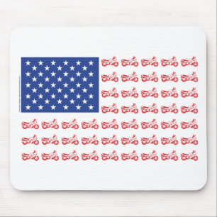 original-Motorcycle-Flag- Mouse Pad