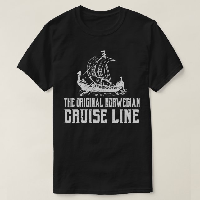 Original Norwegian Cruise Line Cruising T-Shirt (Design Front)