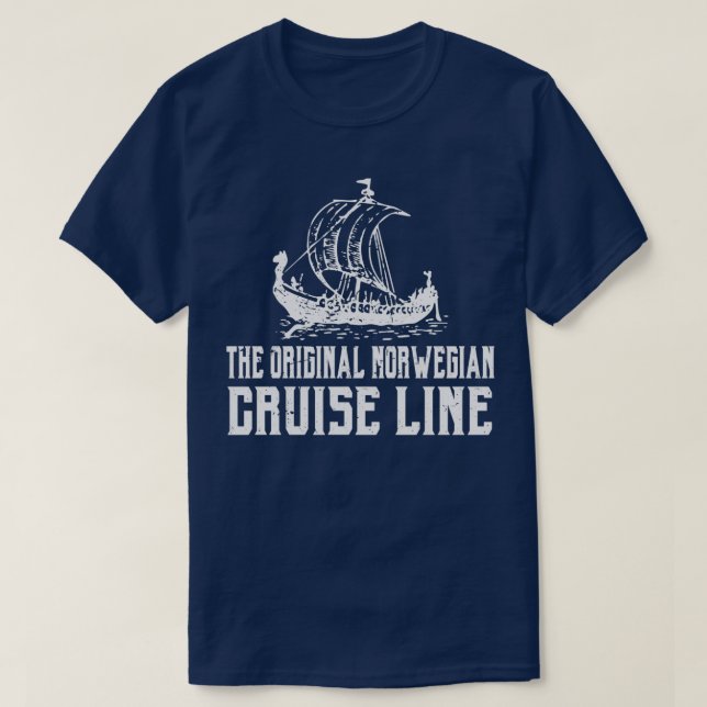 Original Norwegian Cruise Line Cruising T-Shirt (Design Front)