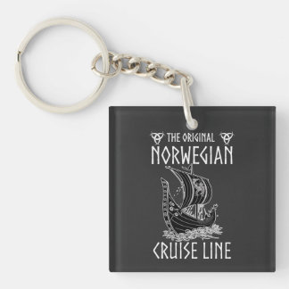 Original Norwegian Cruise Line - Nostalgic Voyage Key Ring