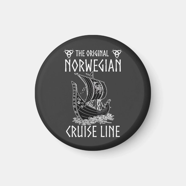 Original Norwegian Cruise Line - Nostalgic Voyage  Magnet (Front)