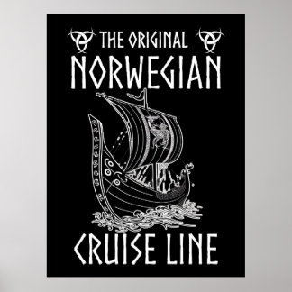Original Norwegian Cruise Line - Nostalgic Voyage Poster