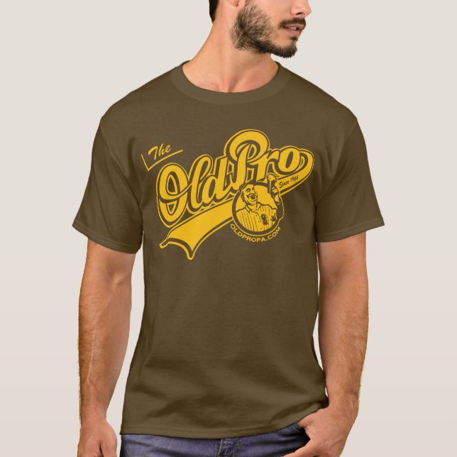 Original Old Pro (goldenrod) T-Shirt (Front)