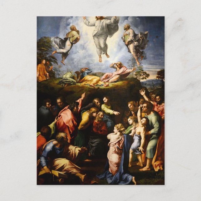 Original paint "the Transfiguration" Raffaello Postcard (Front)
