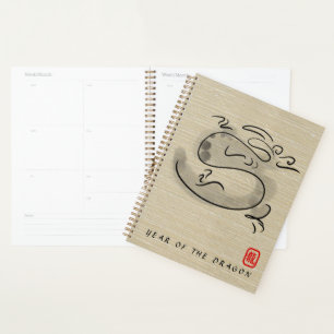 Original Painting 2 Dragon Year 2024 Monogram LP Planner