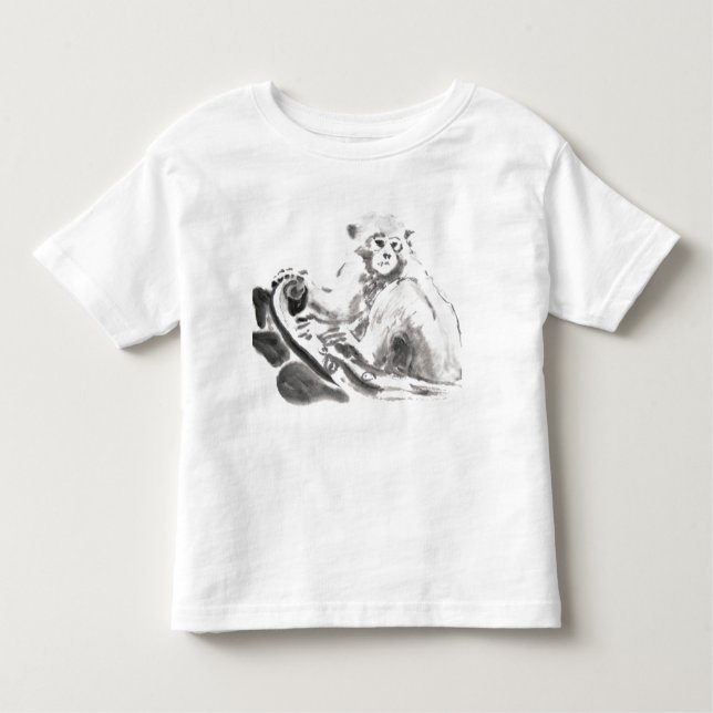 Original Painting Chinese Monkey Year 2016 Toddler T-Shirt (Front)