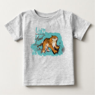 Original painting Chinese Tiger Year New Baby 2022 T-Shirt