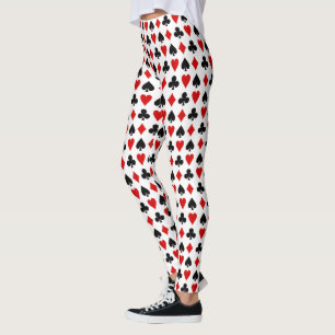 Original pattern Playing Cards Games Room Poker Leggings