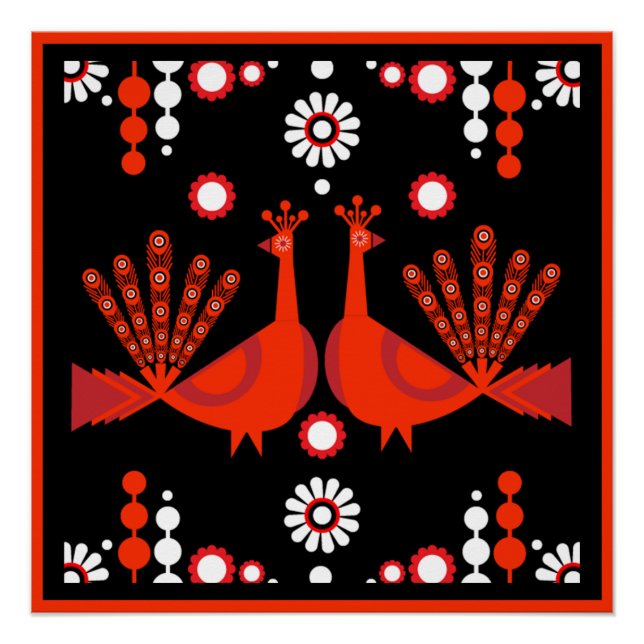 Original Peacock Art Home Decor (Front)