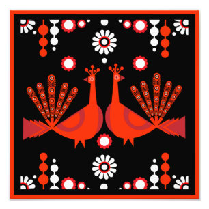 Original Peacock Art Home Decor Photo Print