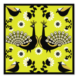 Original Peacock Art Home Decor Photo Print