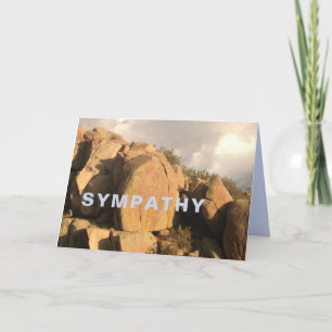 Original Photography on Sympathy Card