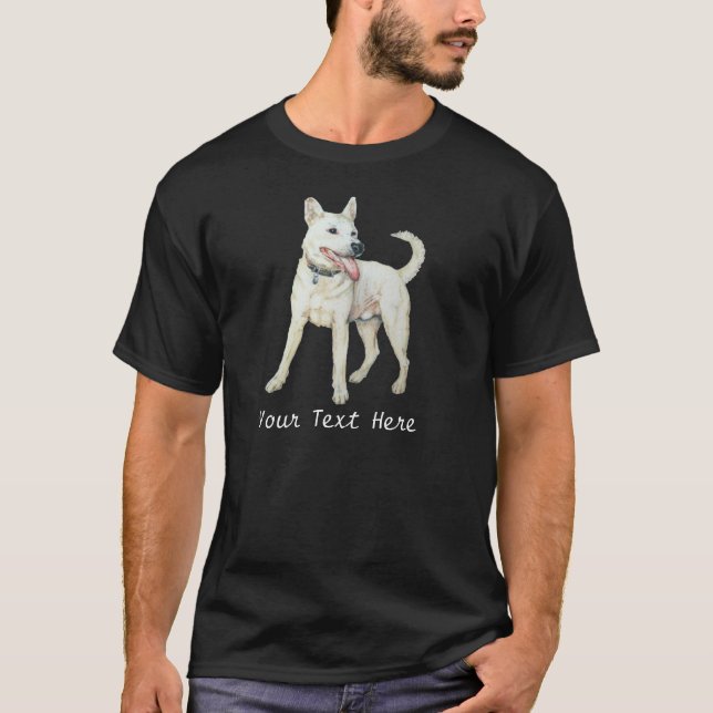 original picture of white American bulldog T-Shirt (Front)