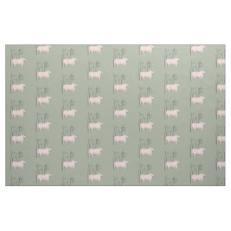 Original Pig and Bamboos Choose colour 1 Fabric