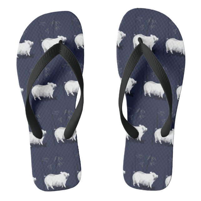 Original Pig Bamboos 2 Choose colour Man Flip F Jandals (Footbed)