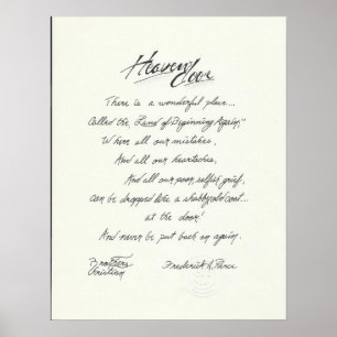 Original Poem's & Art By Faith Too Faith Missions. Poster