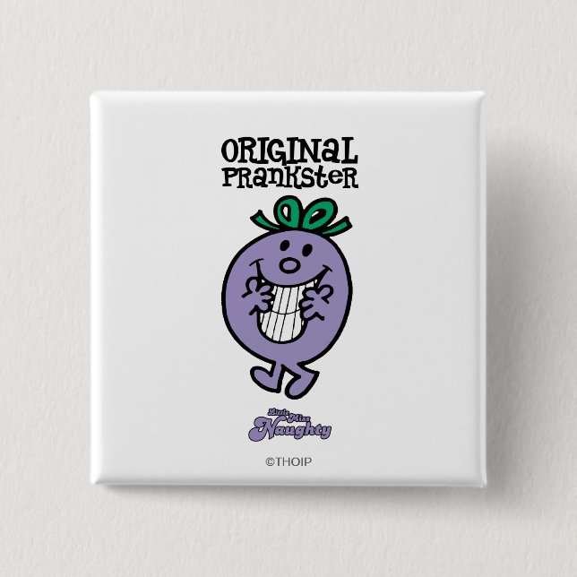 Original Prankster 15 Cm Square Badge (Front)