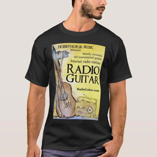 Original Radio Guitar Poster T-Shirt (Front)