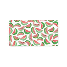 Original red green watercolor trendy watermelon