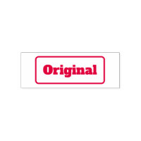 Original Red Office Business Ink Stamp