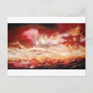 Original Seascape Painting - Landscape Art Paint Postcard