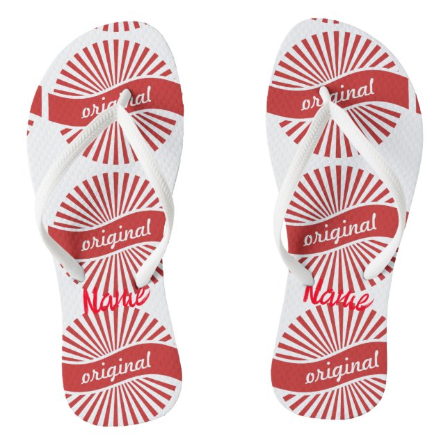 Original Sign Logo Thunder_Cove  Jandals (Footbed)