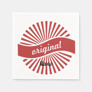 Original Sign Logo Thunder_Cove Napkin