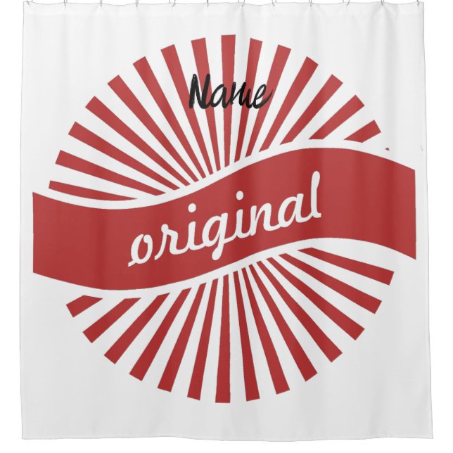 Original Sign Logo Thunder_Cove Shower Curtain (Front)