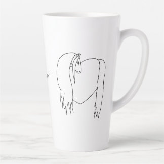 Original Signed Horse Heart Latte Mug