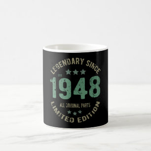 Original Since 1948 Vintage Legend Birthday Gift Coffee Mug