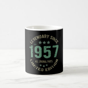 Original Since 1957 Vintage Legend Birthday Gift Coffee Mug