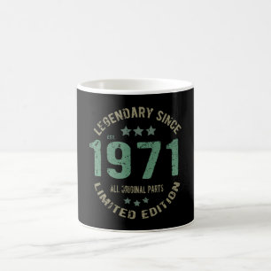Original Since 1971 Vintage Legend Birthday Gift Coffee Mug