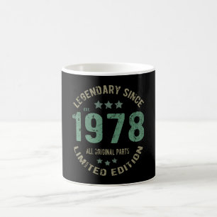 Original Since 1978 Vintage Legend Birthday Gift Coffee Mug