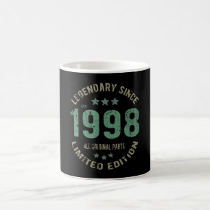 Original Since 1998 Vintage Legend Birthday Gift Coffee Mug