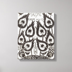 Original sketch for the cover of 'Salome' by Oscar Canvas Print