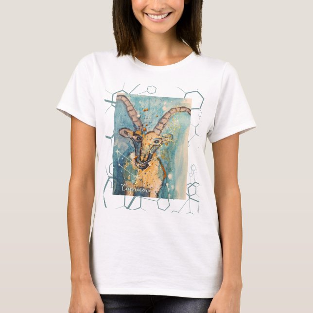 original sketch zodiaco capricorn beach T-Shirt (Front)